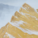 纯手绘油画背靠金山客厅装饰画走廊轻奢挂画 画师直销