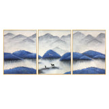 纯手绘欧式客厅肌理油画背有靠山书房挂画现代简约装饰画可定制