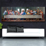 Leonardo Da Vinci "The Last Supper" HD print on canvas huge wall picture (31x63)