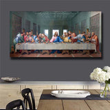 Leonardo Da Vinci "The Last Supper" HD print on canvas huge wall picture (31x63)