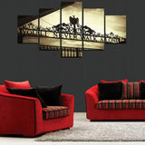 5 Pieces Canvas Painting You Will Never Walk Alone  picture print poster framed wall art