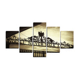 5 Pieces Canvas Painting You Will Never Walk Alone  picture print poster framed wall art
