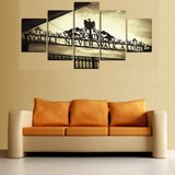 5 Pieces Canvas Painting You Will Never Walk Alone  picture print poster framed wall art