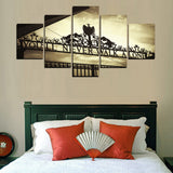 5 Pieces Canvas Painting You Will Never Walk Alone  picture print poster framed wall art