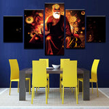 5 Pieces Canvas Paintings India  Buddhism Guru Nanak print pictures home decor framed wall art WD-1250