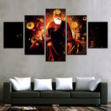 5 Pieces Canvas Paintings India  Buddhism Guru Nanak print pictures home decor framed wall art WD-1250