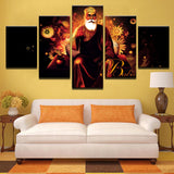 5 Pieces Canvas Paintings India  Buddhism Guru Nanak print pictures home decor framed wall art WD-1250