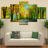 5 Pieces Walking Couples Canvas Printings For Living Room Wall Modern Frame Paintings Wall Pictures Toile Wall Art