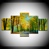 5 Pieces Walking Couples Canvas Printings For Living Room Wall Modern Frame Paintings Wall Pictures Toile Wall Art