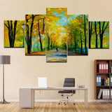 5 Pieces Walking Couples Canvas Printings For Living Room Wall Modern Frame Paintings Wall Pictures Toile Wall Art