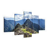 5 piece canvas wall art Machu Picchu Peru Canvas painting room decor print poster