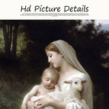 Abstract Jesus And Virgin Mary Baby Portrait Canvas Painting Posters and Prints Scandinavian Wall Art Picture for Living Room