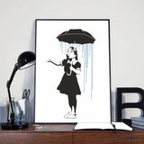 Banksy canvas Print painting Wall Pictures for home decor drop ship