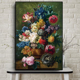 Classic Roses Oil Painting on Canvas Art Cuadros Valentine's Day Decor Posters and Prints Nordic Wall Picture for Living Room