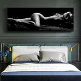 DDWW Wall Art Painting Canvas Print Nude Figure Picture Sleeping Beauty Posters Wall Pictures For Living Room No Frame