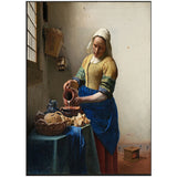 Posters and Prints Classical Famous Oil Painting The Milkmaid Wall Art Canvas Painting Picture for Living Room Design Decor