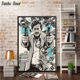Posters and Prints Pablo Escobar Character Legend Poster Decorative Canvas Painting Wall Art Picture for Living Room Home Decor