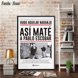 Posters and Prints Pablo Escobar Character Legend Poster Decorative Canvas Painting Wall Art Picture for Living Room Home Decor