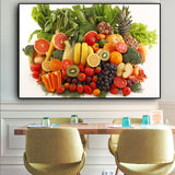 Vegetables Fruit Cooking Supplie Kitchen Food Canvas Painting Cuadros Posters and Prints Wall Art Picture Living Room Decoracion