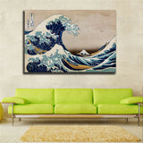 Katsushika Hokusai Under the Wave of Kanagawa or The Great Wave giclee canvas