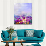 Abstract Flower HD print on canvas huge wall picture (31x37)