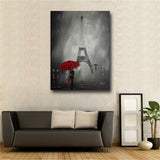 Large art prints Home Decor Canvas Painting Wall Art love in paris