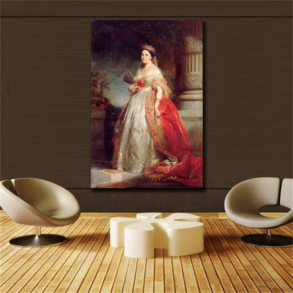 19 century Europe Court Oil Painting HD print on canvas huge wall picture #100
