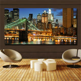 Large art prints Home Decor Canvas Painting Wall Art New York City Panoramic 2