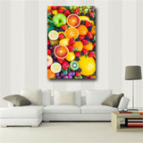 Nordic Minimalist HD Wall Art Vegetable Fruits Home Decor Pictures Healthy Food