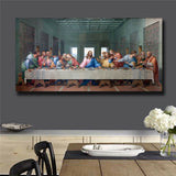 Leonardo Da Vinci "The Last Supper" HD print on canvas huge wall picture (31x63)