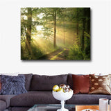 Wall Art picture Abstract Canvas painting forest canvas print Living Room
