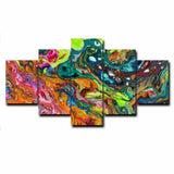 5 Pieces/Set Art Oils Painting Canvas Fabric Prints For Bed Living Room Wall Hom