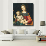 Leonardo Da Vinci"Madonna Of The Carnation"HD Print On Canvas Hugewall Picture