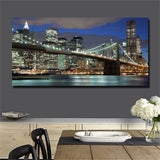 Large art prints Home Decor Canvas Painting Wall Art New York City Panoramic 1