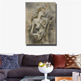 Pablo Picasso"Girl with Mandolin" HD print on canvas huge wall picture (31x39)