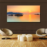 Large art prints Home Decor Canvas Painting Wall Art Seascape sunrise
