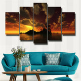 5Pcs Canvas Print Painting Wall Art Home Decor Beautiful seascape