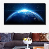 beautiful earth HD print on canvas huge wall picture (31x63)
