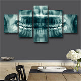Dental teeth X-Ray Dentist 5 Pieces canvas Wall Art Picture Poster Home Decor