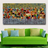 Landscape Painting On The Wall Modern Wall Pictures For Living Room Art Print