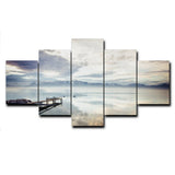 Laeacco Clean sky Popular Canvas Prints Painting Home Decoration Wall Art