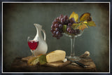 Grape And Cake Poster Modern still life Posters and Prints Canvas Wall Art