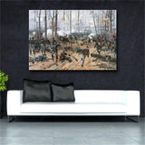 HD Print "The Battle of Shiloh " or " Battle of Pittsburg Landing"