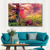 Red landscape Posters and Prints Canvas Painting Wall Art Pictures Home Decor