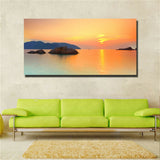 Large art prints Home Decor Canvas Painting Wall Art Seascape sunrise