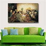 jesus santa ceia Canvas Print repro Canvas Print(31inx47in)