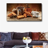 Food Still Life Kitchen Canvas Painting & Calligraphy Poster Print Living Room