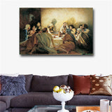 jesus santa ceia Canvas Print repro Canvas Print(31inx47in)