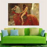 Lady Godiva by John Collier Giclee Canvas Print (31x47)