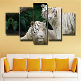 5Pcs Tiger Canvas Print Painting Wall Art Home Decor